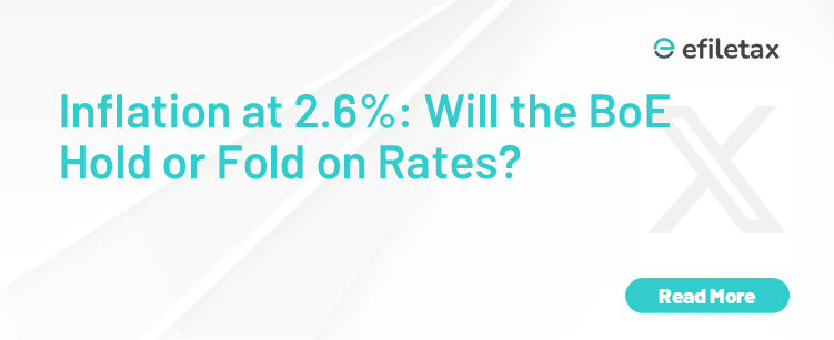 Inflation at 2.6%: Will the BoE Hold or Fold on Rates?